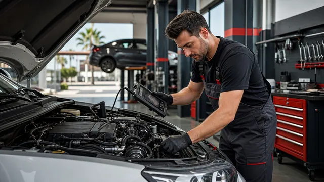 Araç motorunda mekanik kontrol